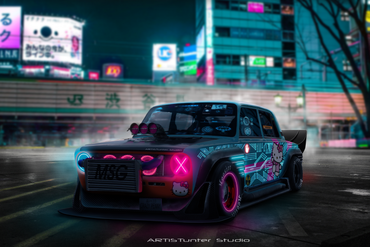 Ламборгини Хуракан дрифтит