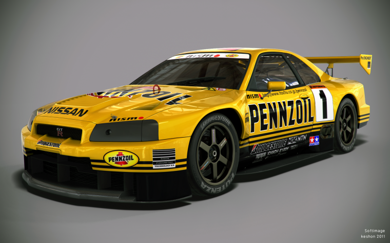 Skyline 34 Pennzoil