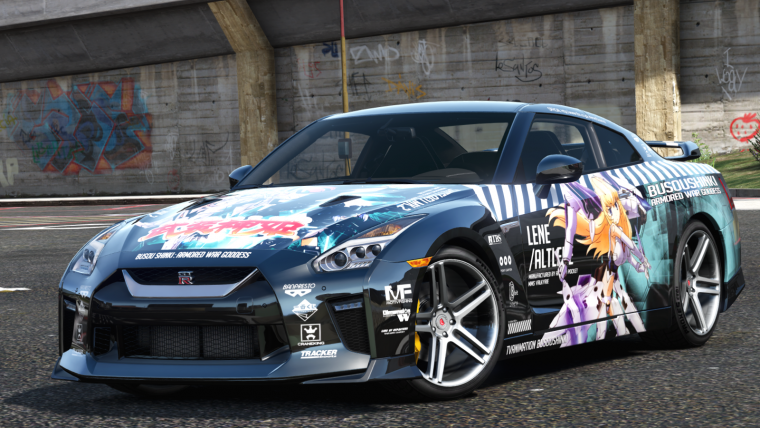 Nissan GTR r35 ливрея