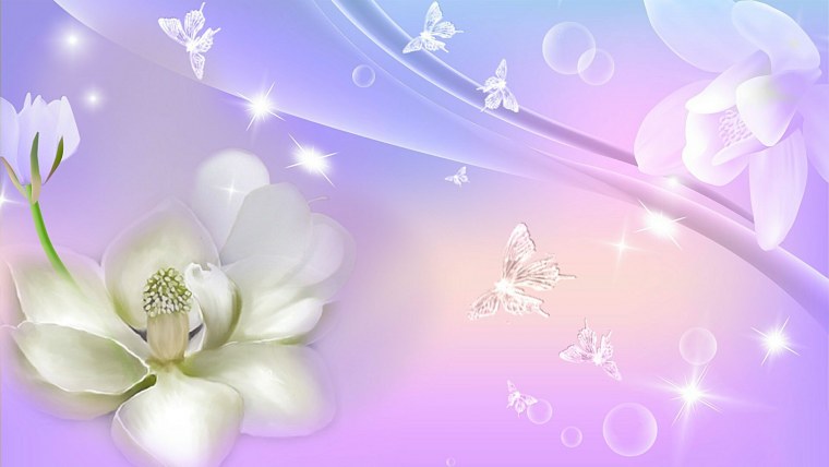 Фон с цветами