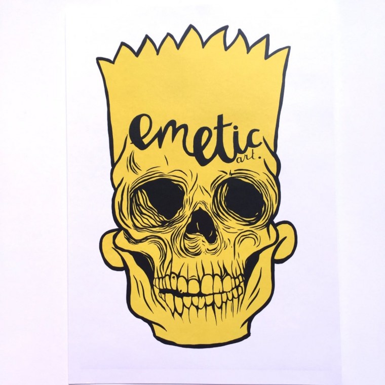 Барт симпсон тату