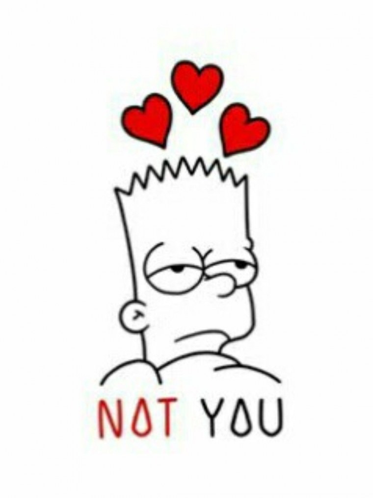 Барт симпсон рисунок