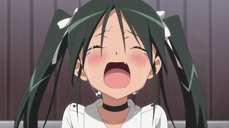 Аниме девушка плачет