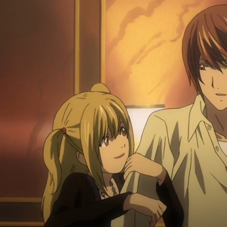 Аниме тетрадь смерти Лайт и Миса