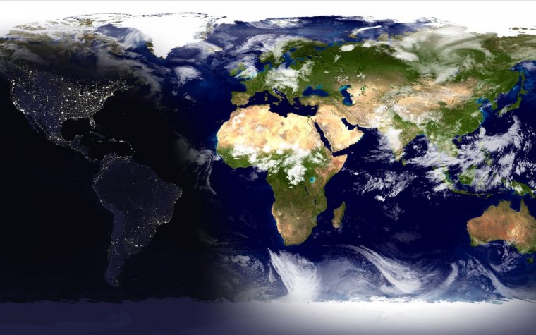 Текстура земного шара