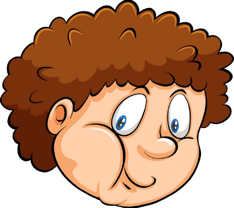 Щека мультяшный