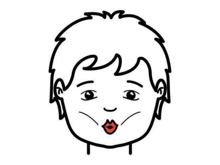 Щеки рисунок для детей