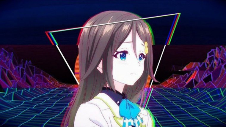 Аниме глитч авы