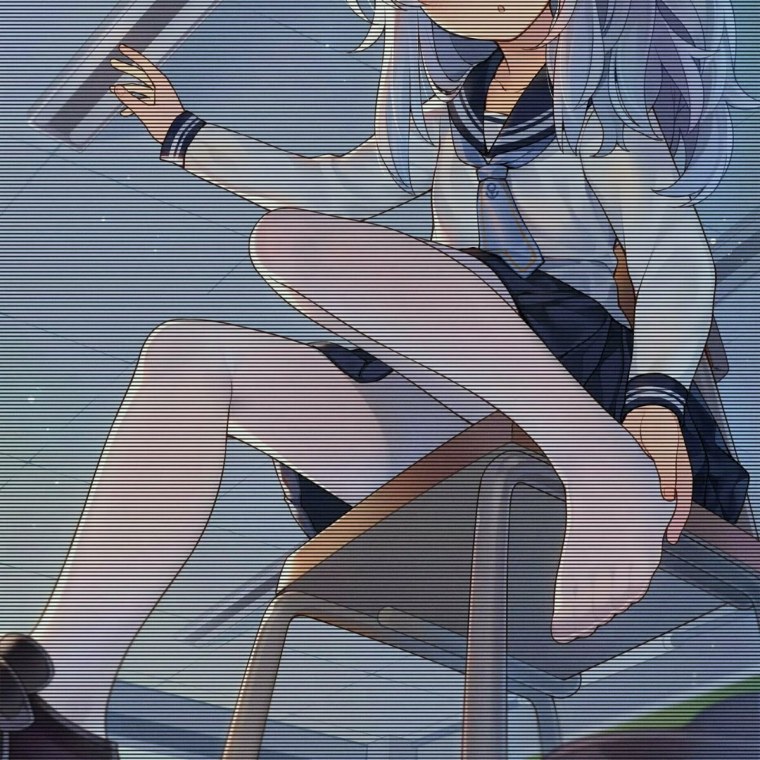 Тян в полосочку