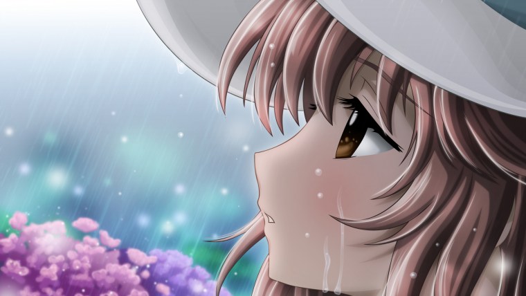 Аниме девушки с сердечками над головой