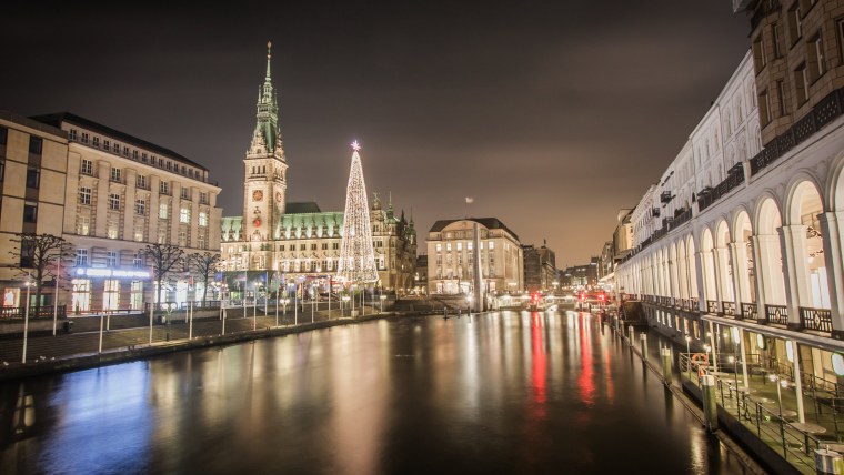 Немецкая Венеция Гамбург