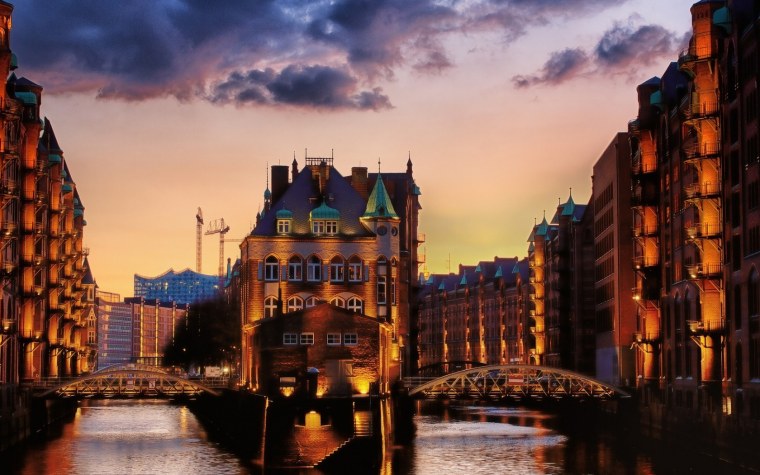 Германия архитектура Хамбург