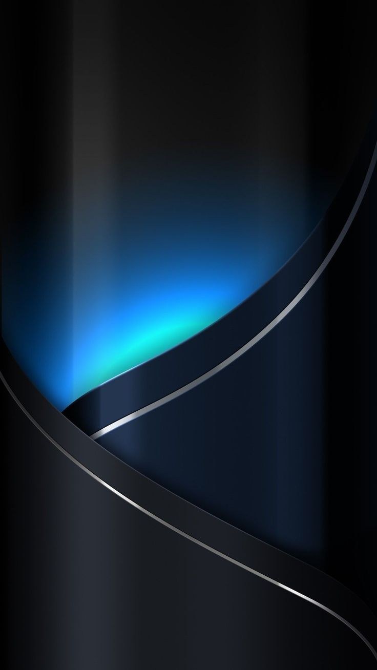 Обои с эффектом закругленного экрана