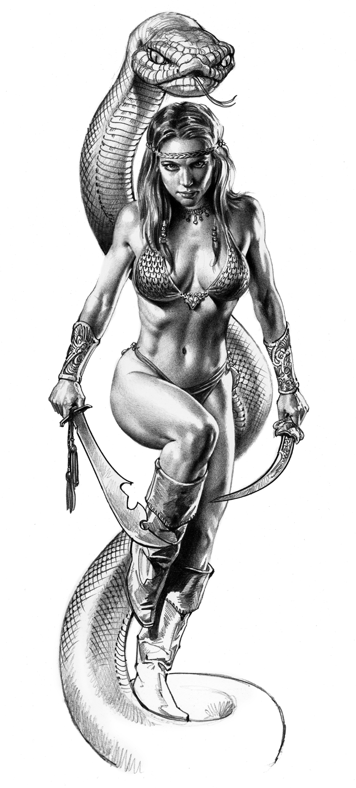 Борис Валеджо амазонки