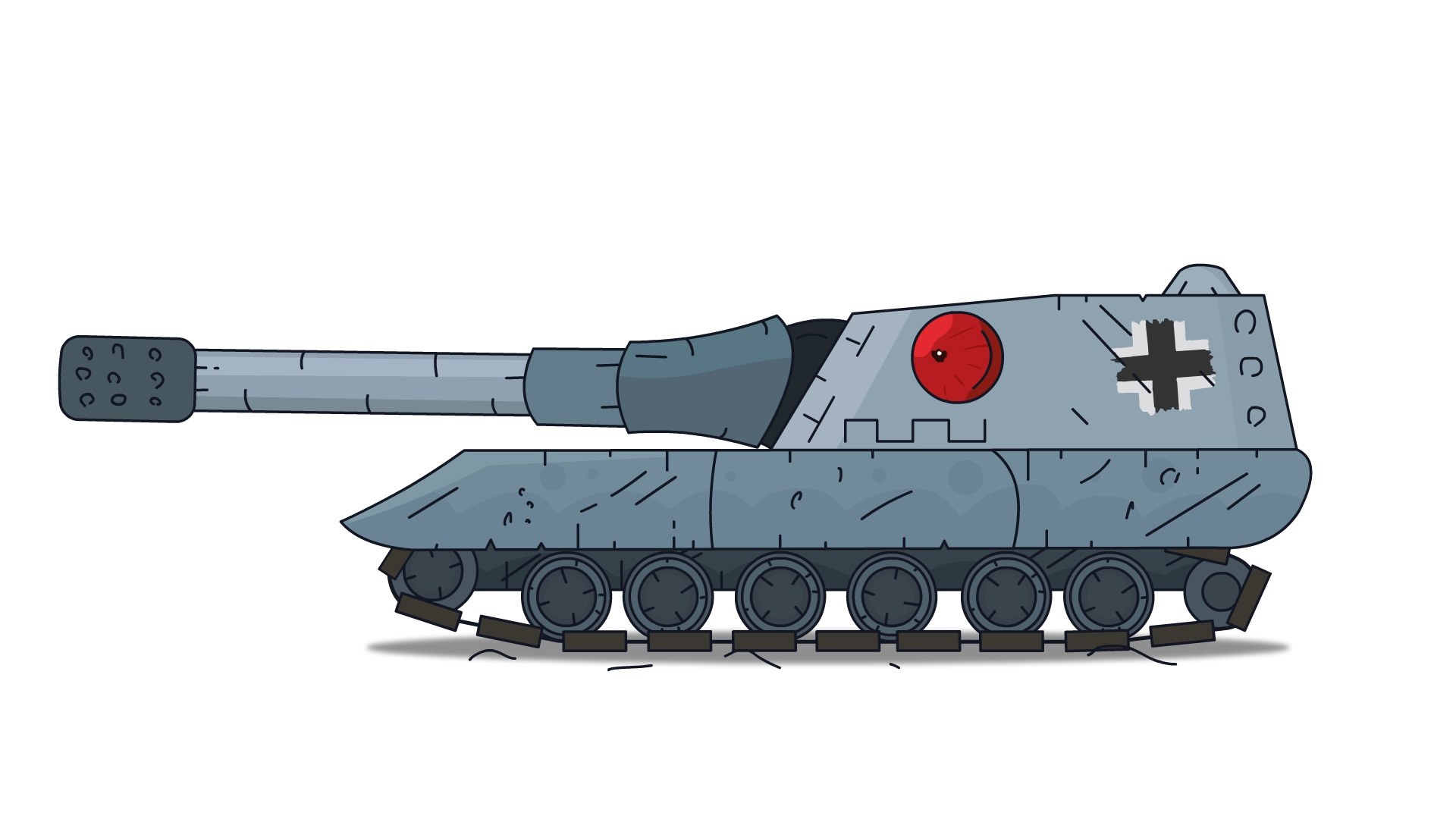 картинки про мультяшные танки кв 44