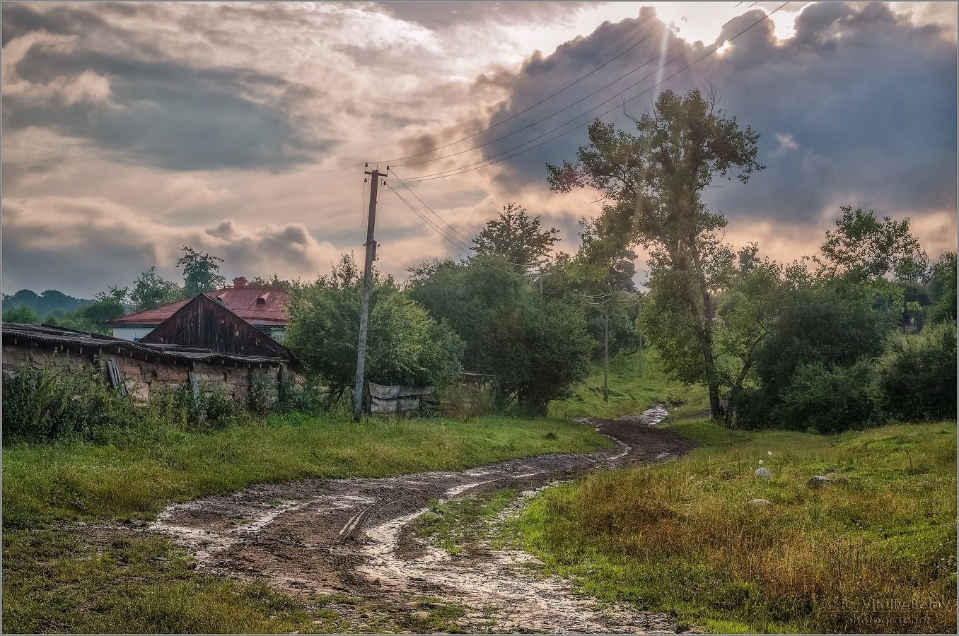 После дождя русский. Деревня после дождя. Дождь в деревне. Пейзаж после дождя. Ливень в деревне.