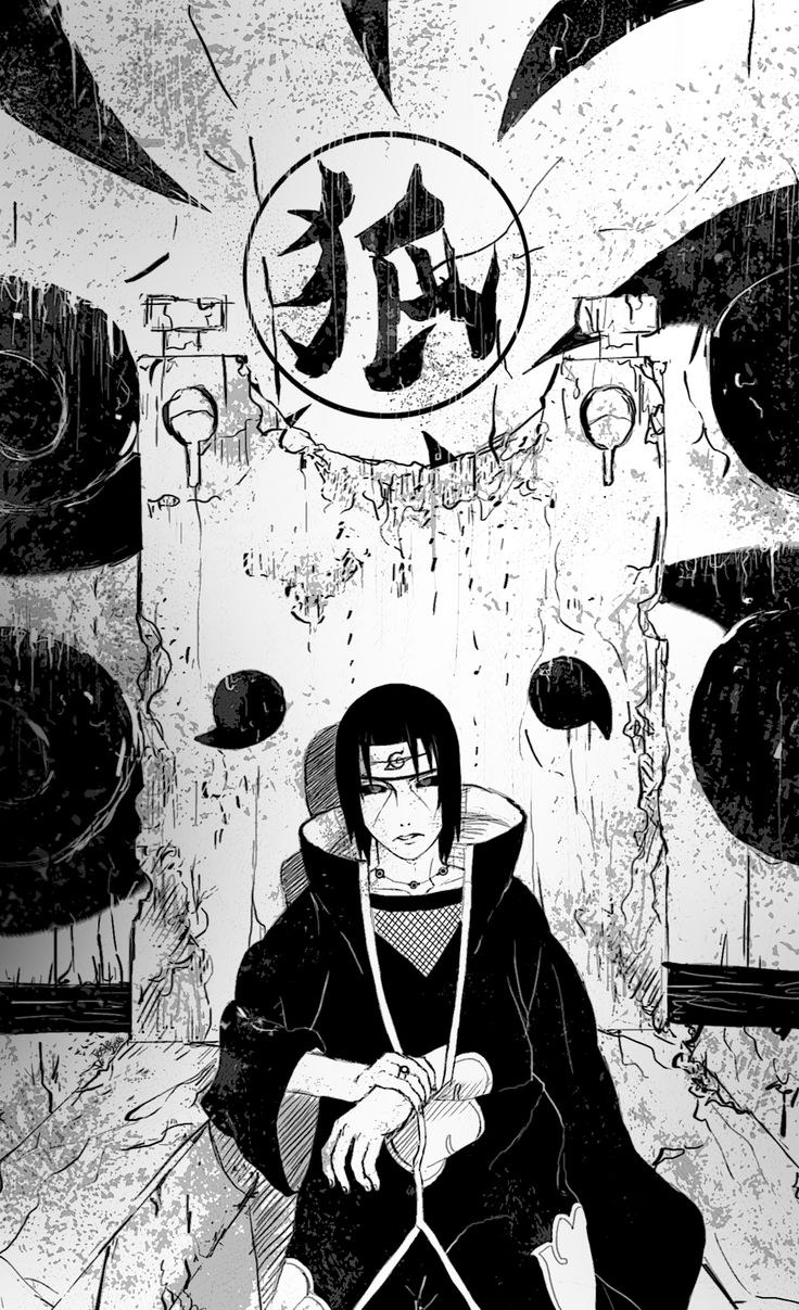 Итачи на троне обои