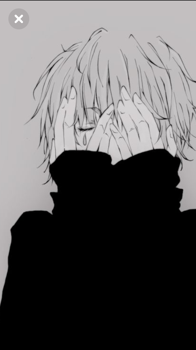 Депрессивные авы аниме парни