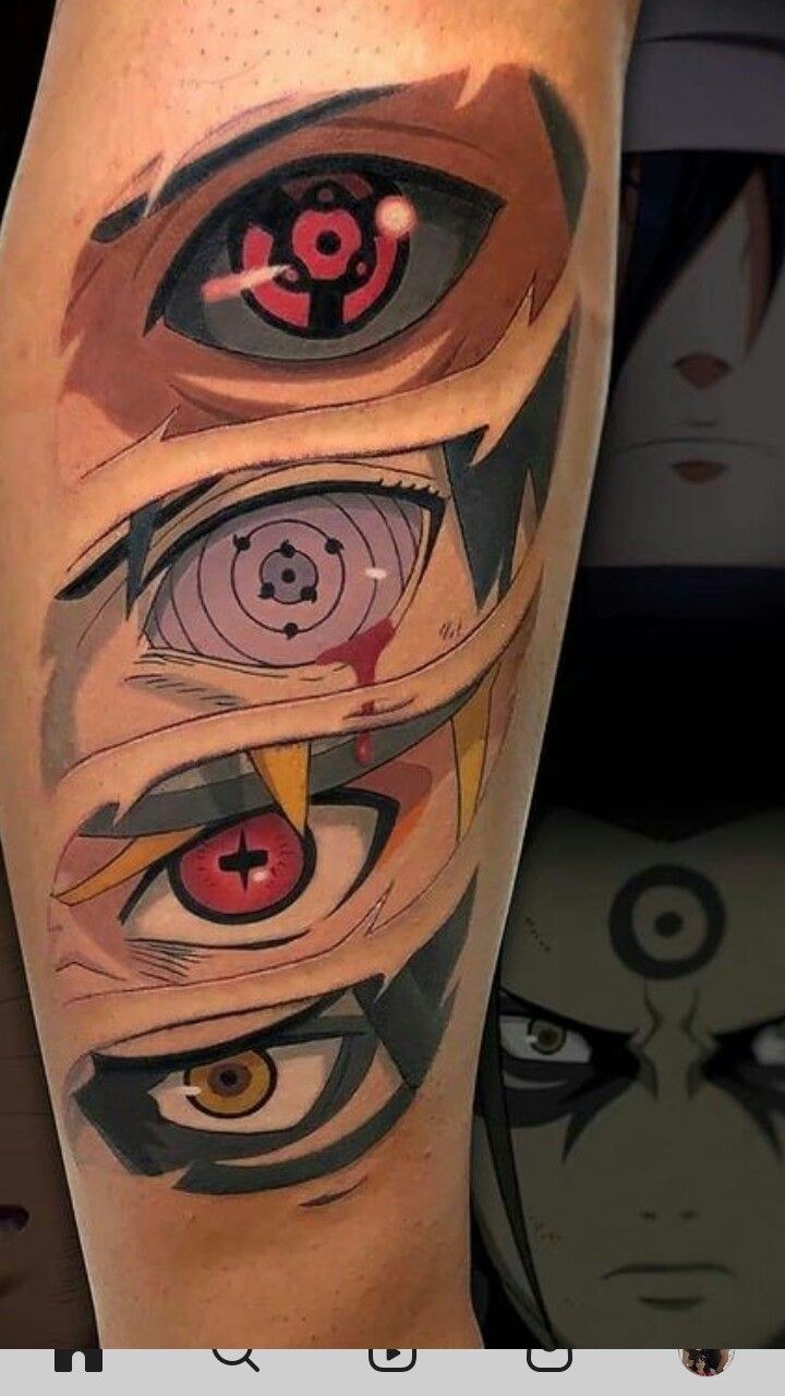 Тату Итачи Саске Мадара