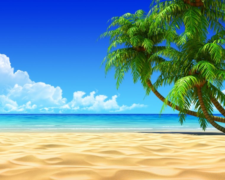 Пляж мультяшный