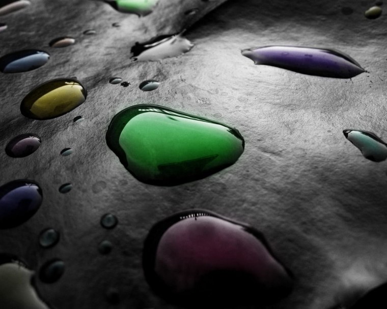 Макросъемка краски