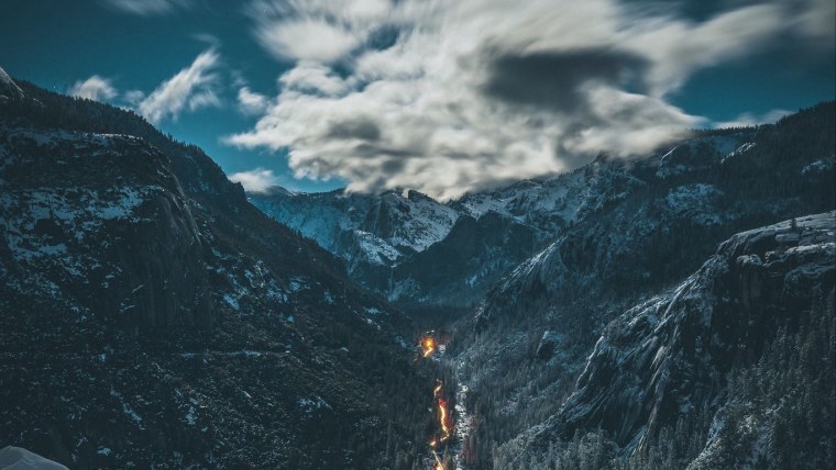 Озеро Морейн в Канаде