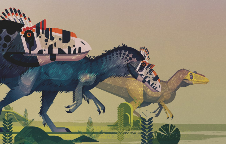 Динозавр Минимализм