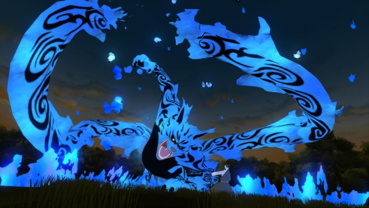 Наруто и Биджу арт