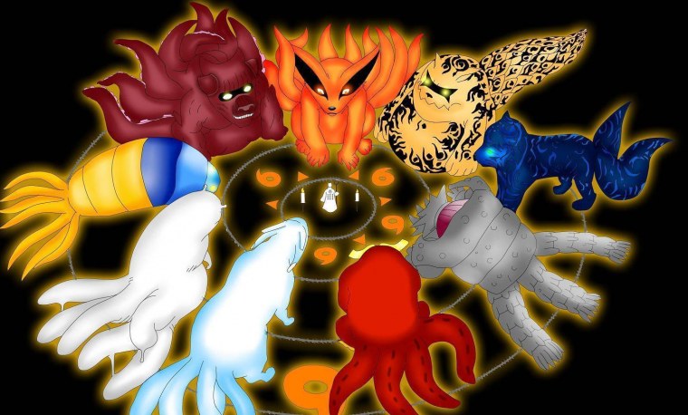 Аниме Наруто Джинчурики