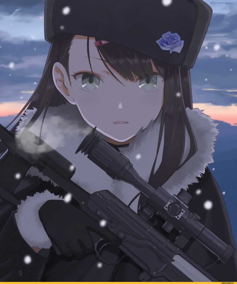 Милитари аниме арт герлз