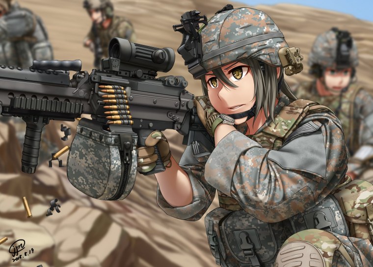 Аниме армия врата там бьются наши воины