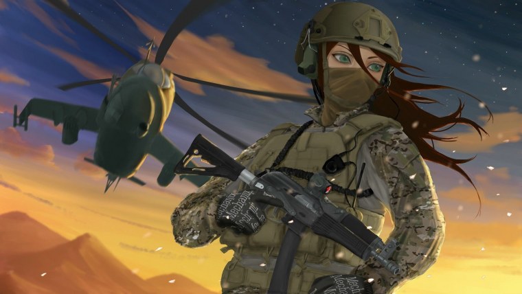 Непобедимый солдат аниме