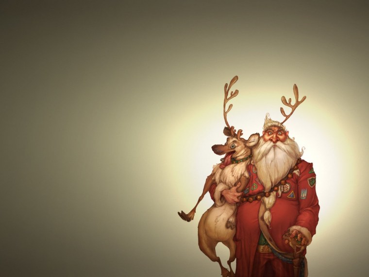 Смешные новогодние картинки