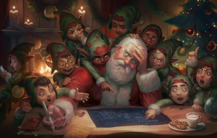 Веселые новогодние открытки