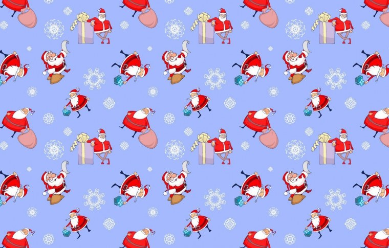 Котик в новогодней шапке