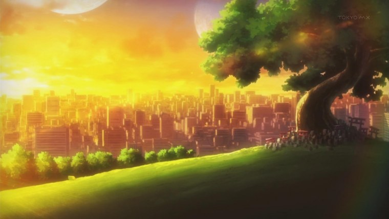 Коноха из аниме Наруто