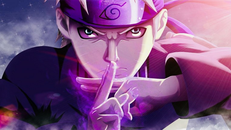 Аниме фон Наруто и Саске