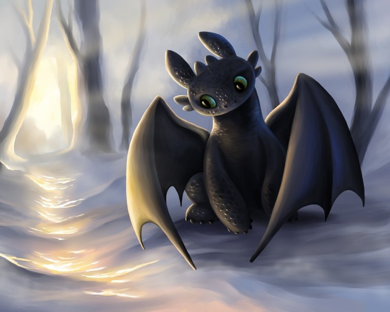 Как приручить дракона 3 дети Беззубика и дневной фурии ночные сияние