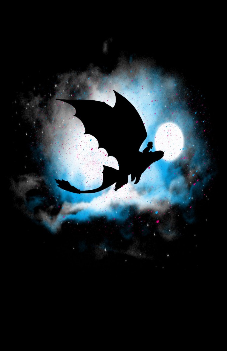 Драконы и всадники Олуха ночная фурия