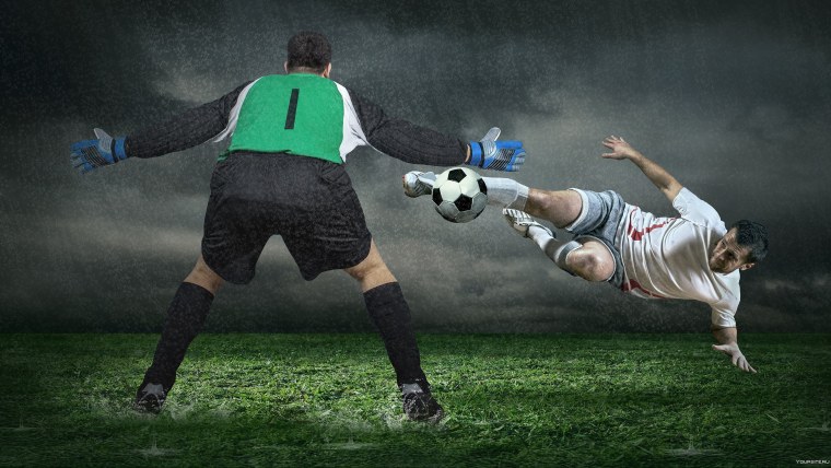 Фотообои футбол на стену