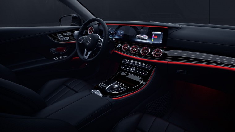 Подсветка салона Мерседес w213