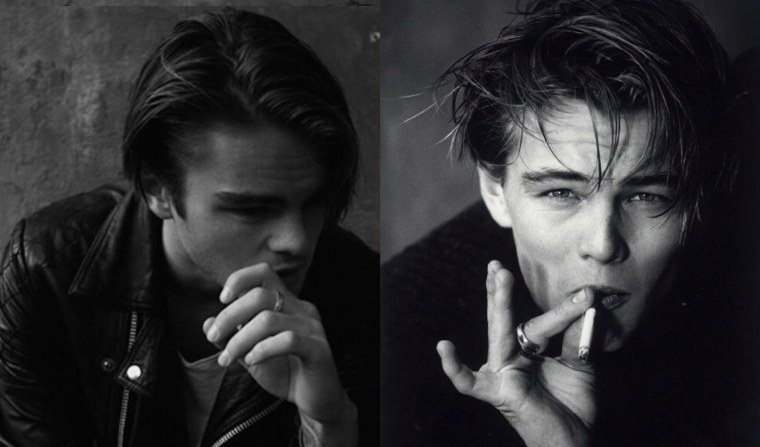 Леонардо ди Каприо в молодости Титаник