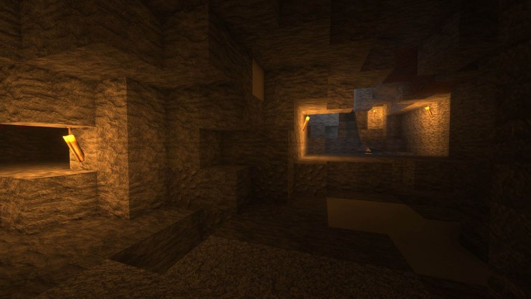 Пещера Шахты майнкрафт шейдеры