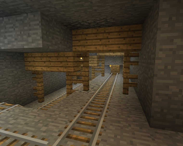Заброшенная шахта майнкрафт