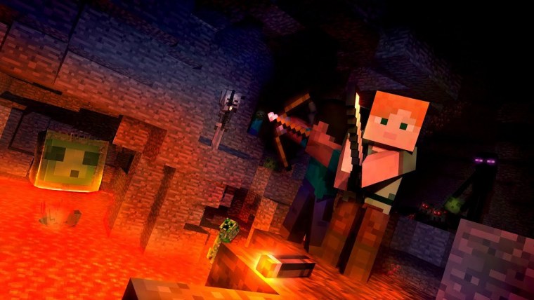 Шахта майнкрафт с шейдерами