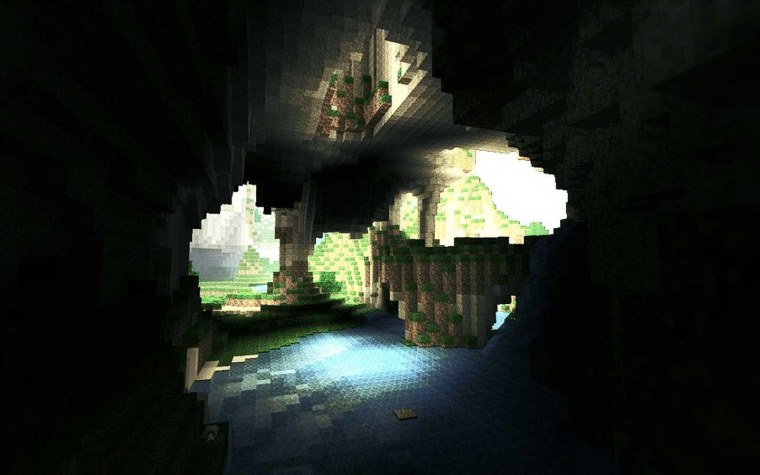 Пещеры в МАЙНКРАФТЕ 1.17 С шейдерами
