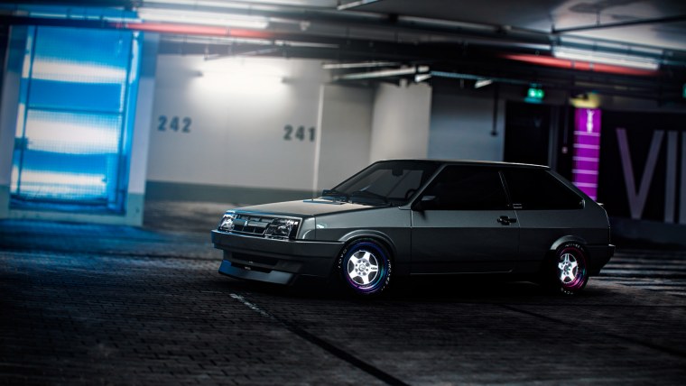 Лада 2109 Black Nine Centre Side