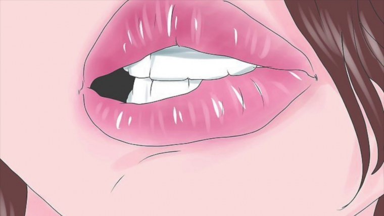 Аниме губы мужские