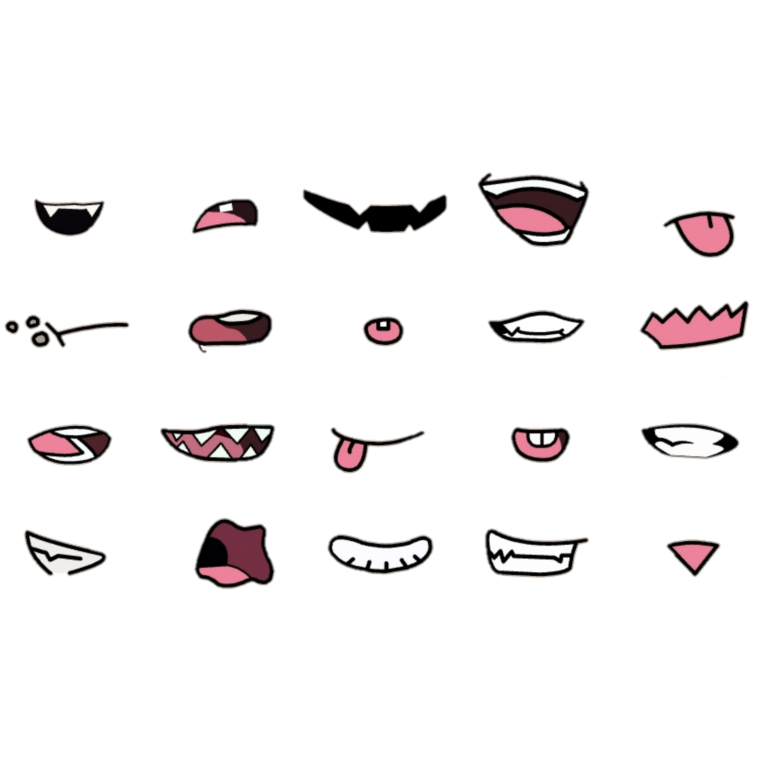 Открытый рот аниме