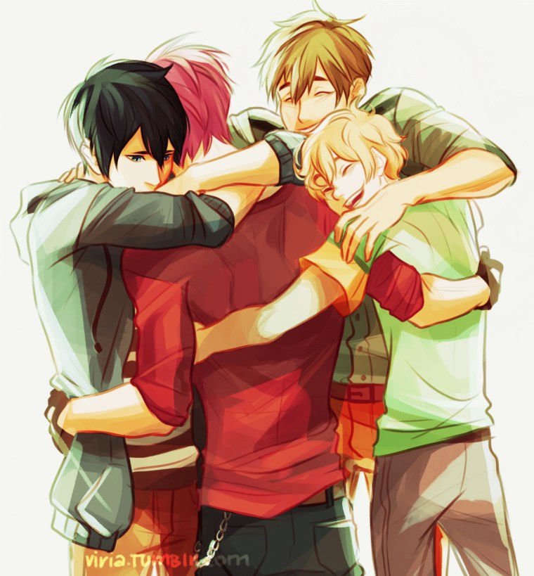 Аниме друзья мальчики